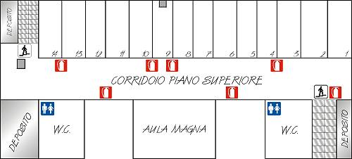 Piantina della Mostra - Secondo Piano